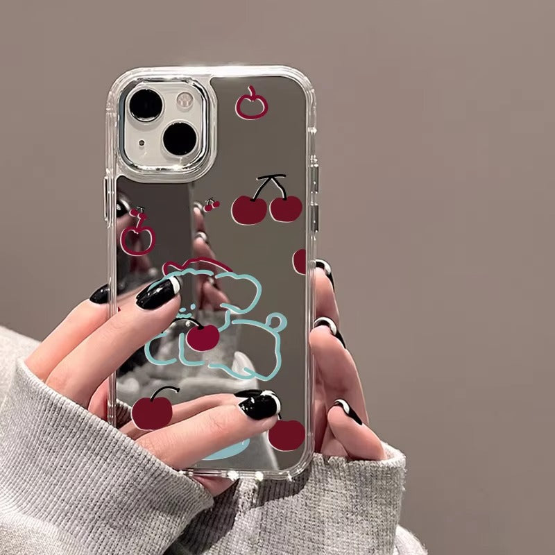 Premium Apple iPhone Case, MagSafe Compatible, Camera Lens and Screen Protection, Ultra Thin, Shockproof, Magnetic, Full All Around Protection, Plating Mirror Soft Cover