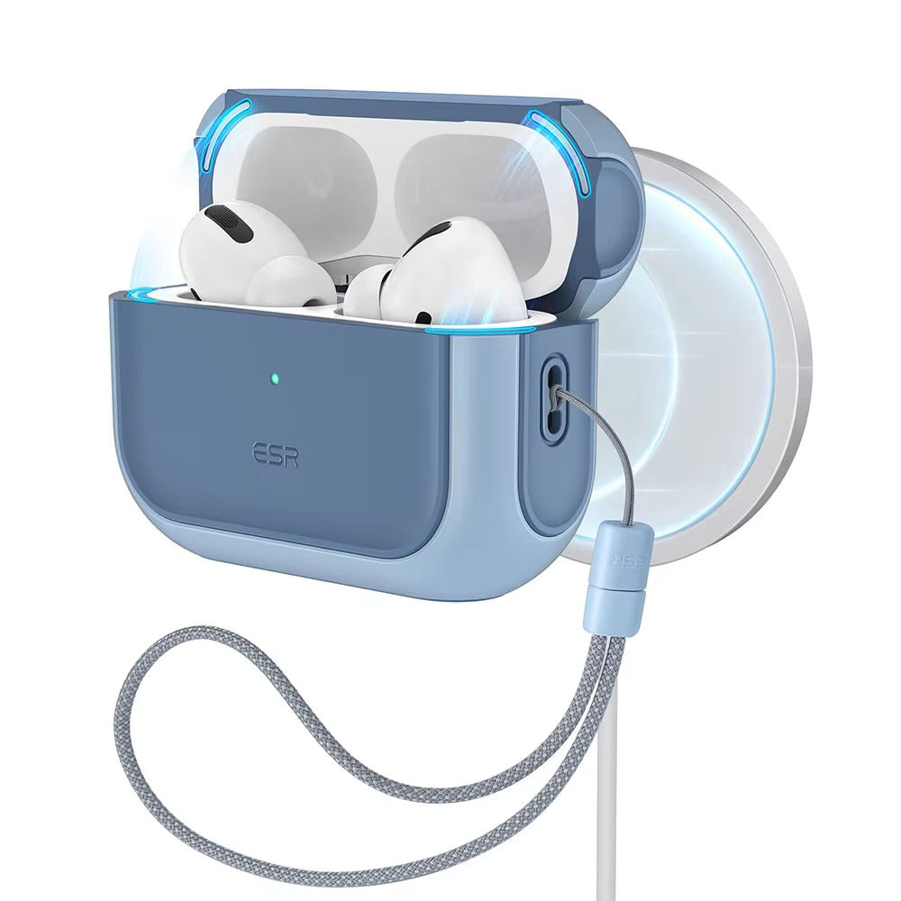 Premium MagSafe Case for AirPods Pro 2, with Lanyard, Compatible with AirPods Pro Series 2023, 2022, 2019 (USB-C & Lightning)