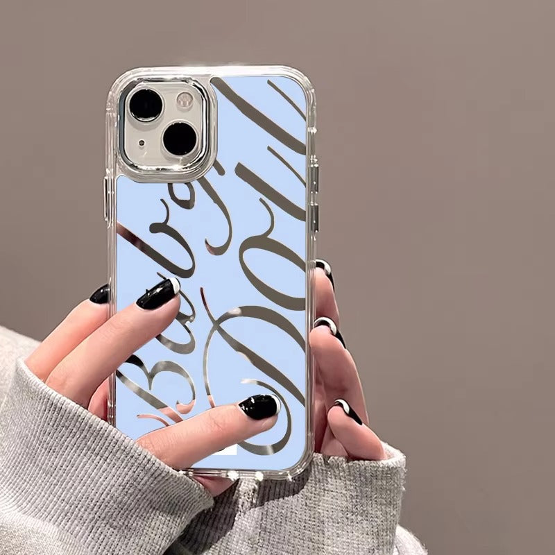 Premium Apple iPhone Case, MagSafe Compatible, Camera Lens and Screen Protection, Ultra Thin, Shockproof, Magnetic, Full All Around Protection, Plating Mirror Soft Cover
