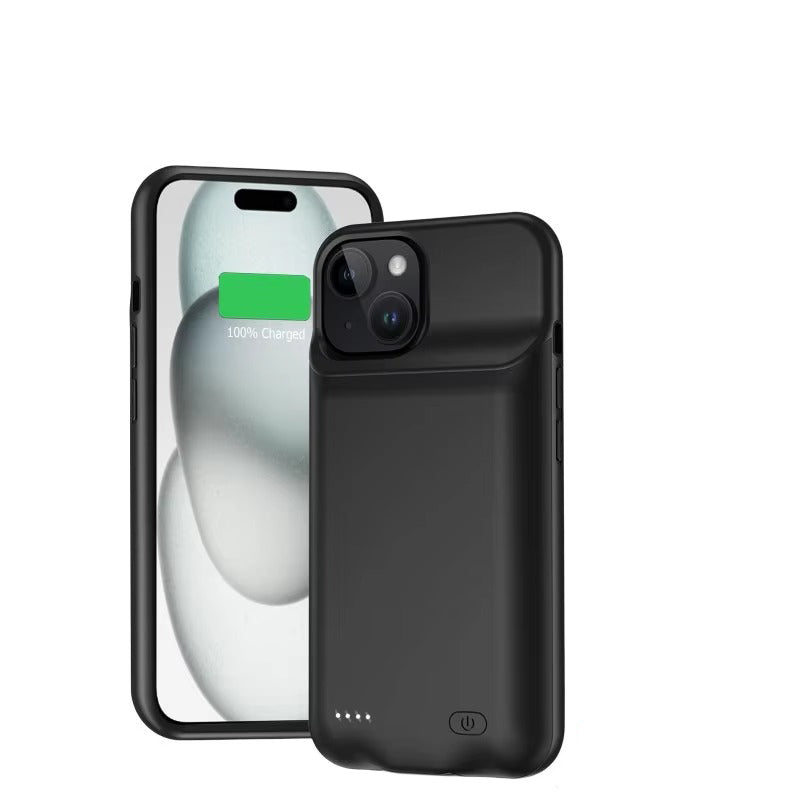 High Capacity Apple iPhone Case MagSafe Compatible, Camera Lens & Screen Protection, Ultra Thin Shockproof Magnetic Full All Around Protection Charging Cover with Built-In Battery