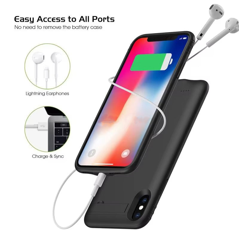 High Quality Apple iPhone Case MagSafe Compatible, Camera Lens & Screen Protection, Ultra Thin Shockproof Magnetic Full All Around Protection Cover with Built-In Charging Power Bank