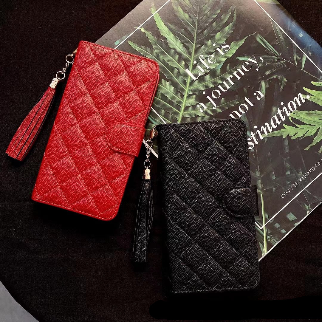 Luxury Wallet Flip Leather iPhone Case – Card Slot, Magnetic Closure,  Shockproof Protection, and Premium Design for iPhone