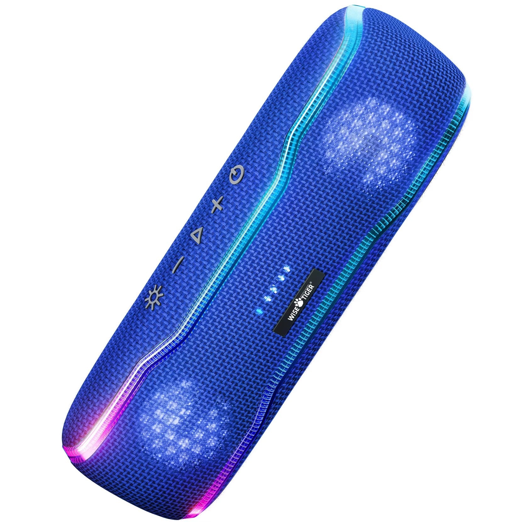 Premium Portable Bluetooth Speaker – IPX7 Waterproof Outdoor Sound Box with 25W Stereo Output, Colorful LED Lights, BT 5.3 Surround Sound System