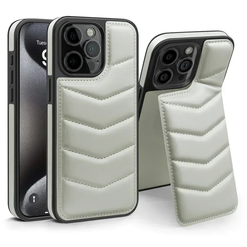 Premium MagSafe Leather iPhone Case – Magnetic Wireless Charging, Card Holder Wallet, Shockproof Protection, Sleek Design for iPhone Models