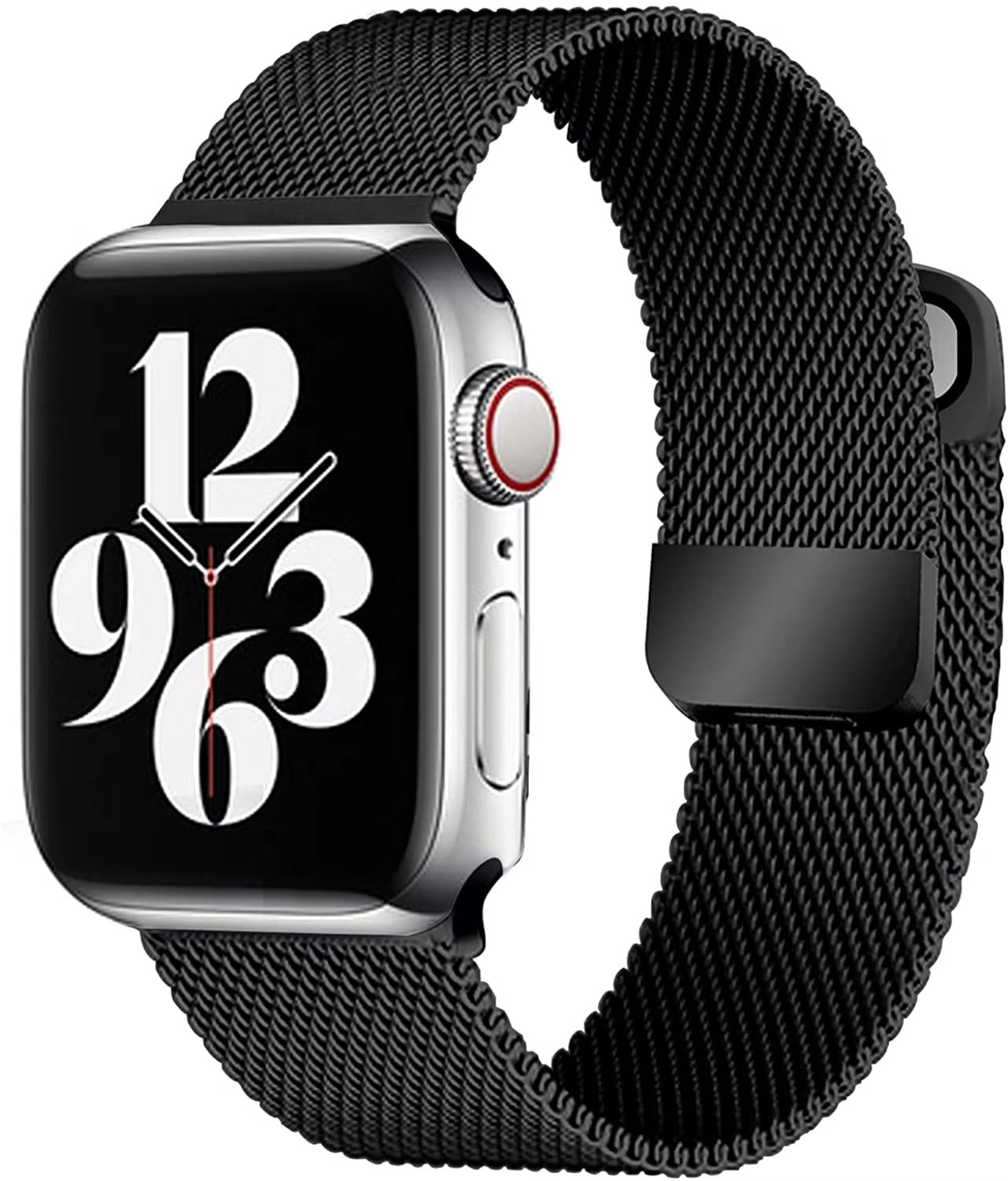 Luxury Magnetic Stainless Steel Watch Band – Adjustable Milanese Loop , Slim Metal Bracelet for 40–49mm Smartwatches