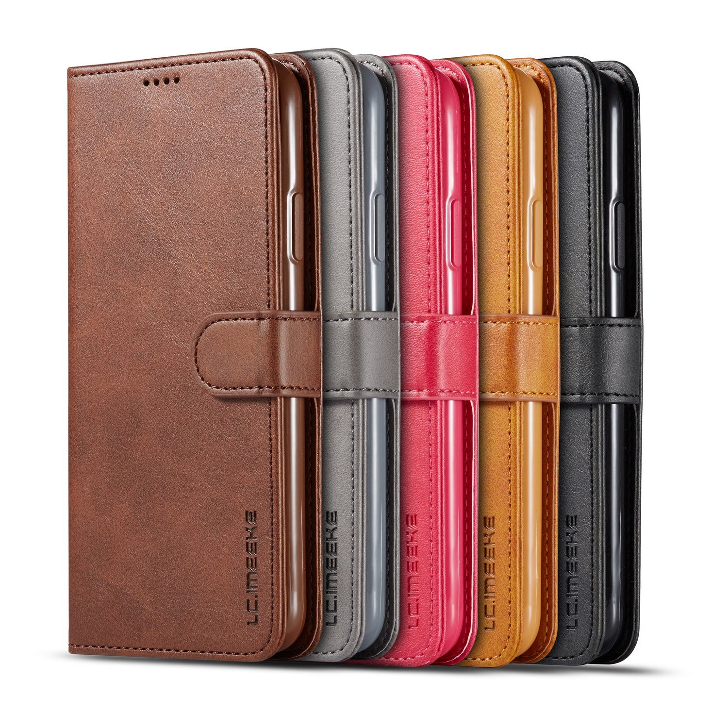 Luxury Leather Wallet iPhone Case – Flip Cover with Card Slot, Magnetic Closure, and Premium Protection for iPhone Modelsvvvv