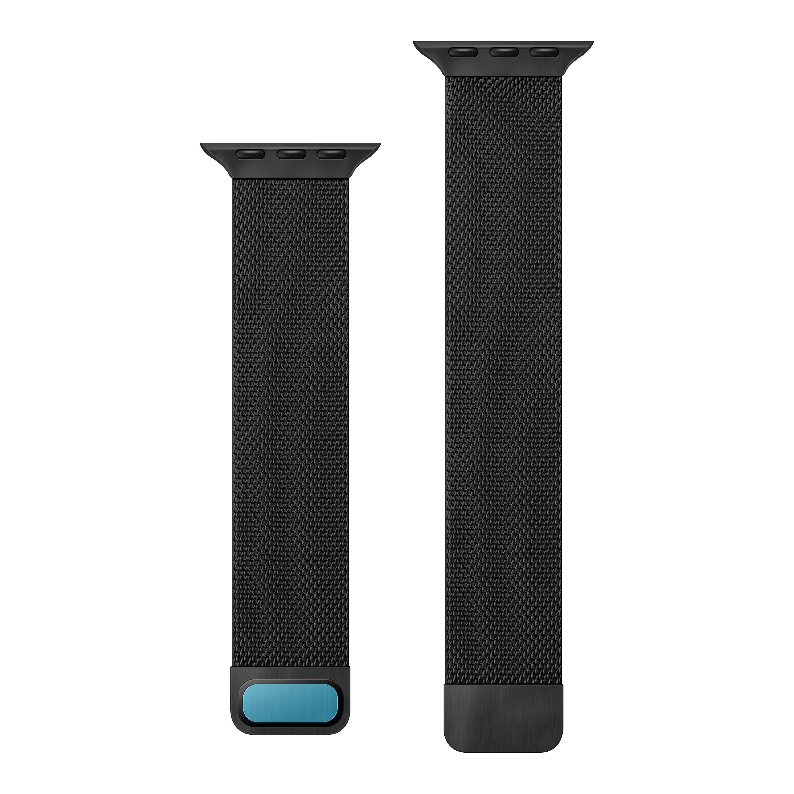 Luxury Magnetic Stainless Steel Watch Band – Adjustable Milanese Loop , Slim Metal Bracelet for 40–49mm Smartwatches
