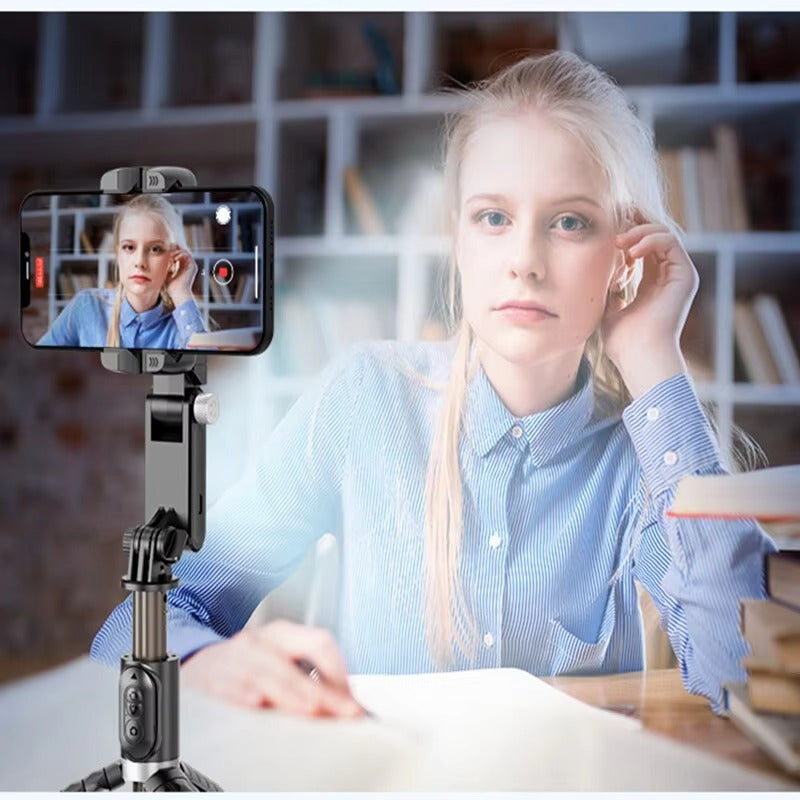 Premium, 360° Rotation, Gimbal Stabilizer, Selfie Stick – Tripod, Auto-Tracking, with Apple iPhone, and Smartphones