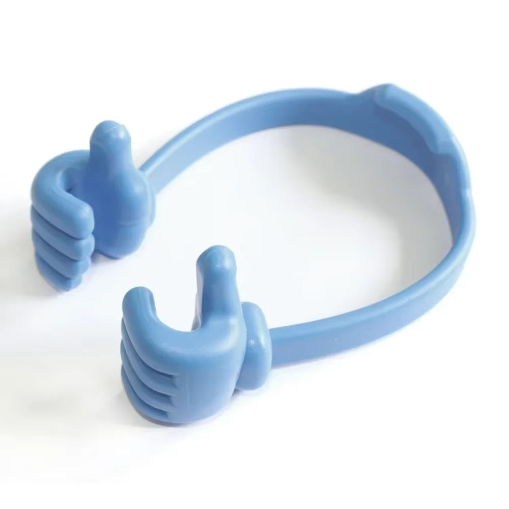 High Quality Thumbs-Up Phone Stand for iPhone, Adjustable Plastic Desk Holder, Universal Mount for iPad and Apple Tablet Devices