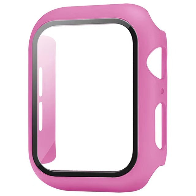 Premium Glass Screen Protector with Case Cover – Full Coverage Shockproof Protective Shell for 38mm to 45mm Smartwatch