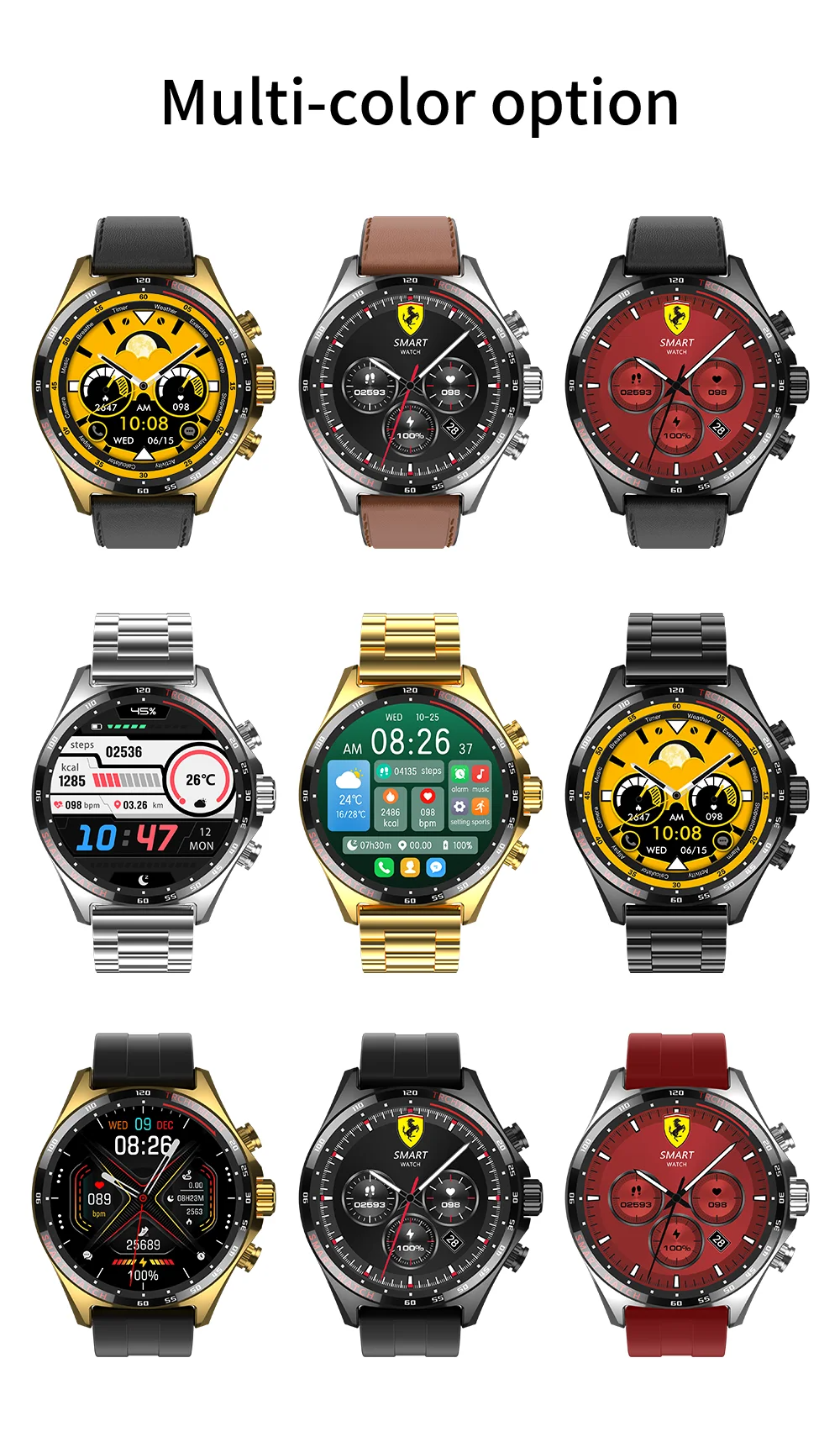 Robust Outdoor Smartwatch for iPhone – NFC Access Control, GPS Positioning, Compass, 400mAh Battery, IP68 Waterproof Fitness & Health Tracker for Men
