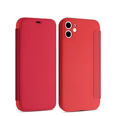 Luxury Apple iPhone Case, MagSafe Compatible, Camera Lens and Screen Protection, Ultra Thin, Shockproof, Magnetic, Full All Around Protection, Flip Silicone Card Cover