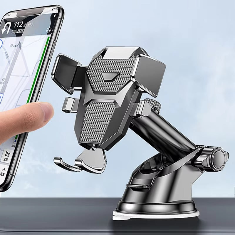 Premium Suction Cup Car Phone Holder for iPhone – Windshield & Dashboard Mount, Mobile Stand for Apple Devices