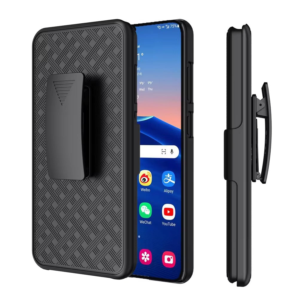 Premium Apple iPhone Case, MagSafe Compatible, Camera Lens Protection, Screen Protection, Ultra Thin, Shockproof Cover with Kickstand and Belt Clip Holster