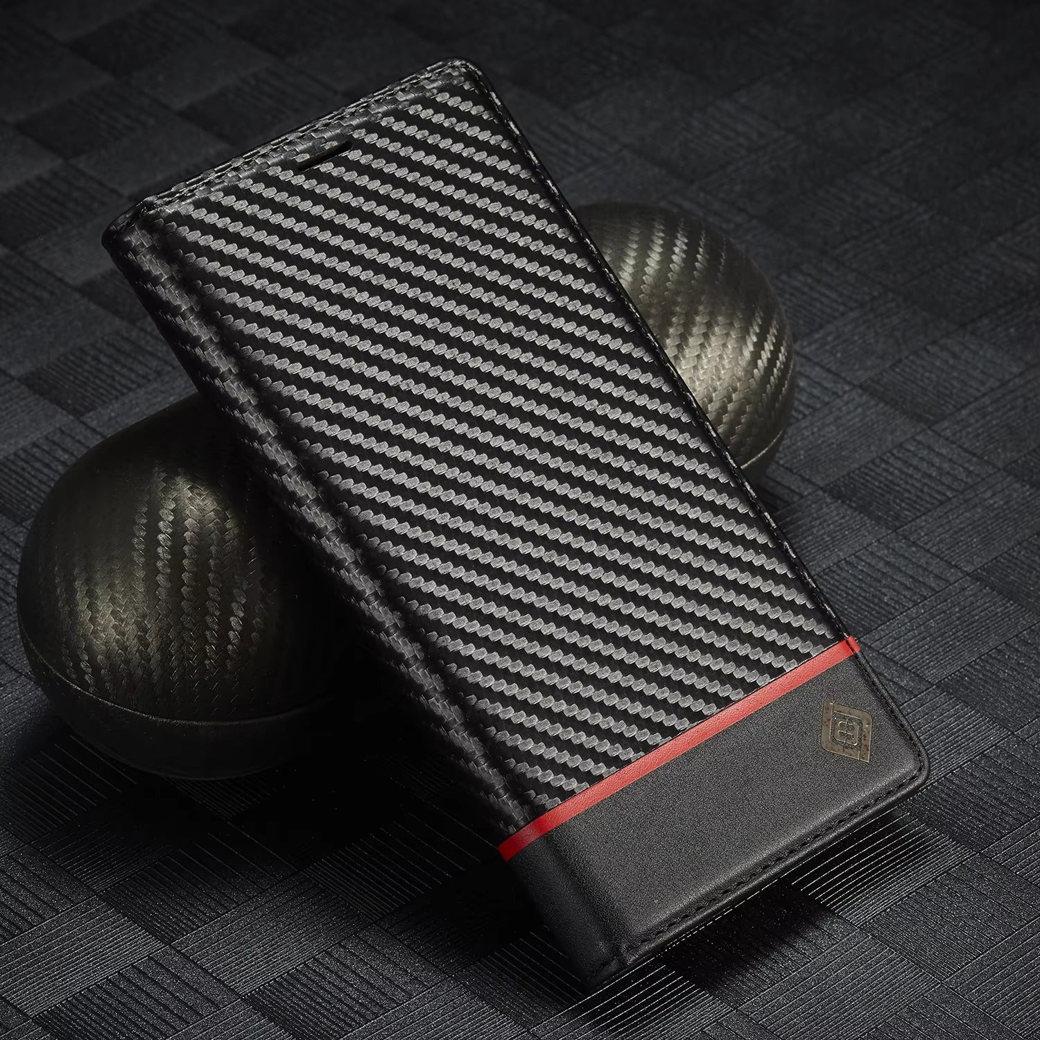 Luxury Carbon Fiber Apple iPhone Case, MagSafe Compatible, Ultra Thin Magnetic Shockproof Full Cover 