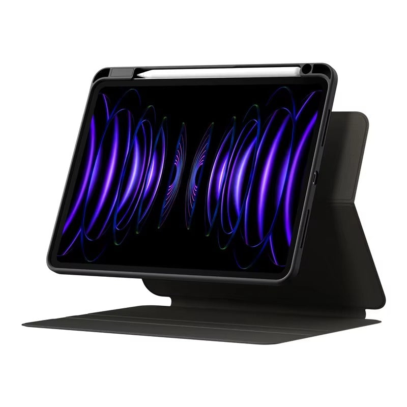 Premium Magnetic iPad Case with Pencil Holder – Slim Smart Cover with Auto Sleep/Wake, Stand Support, Compatible with 10.2", 10.9", 11", 12.9" Tablets