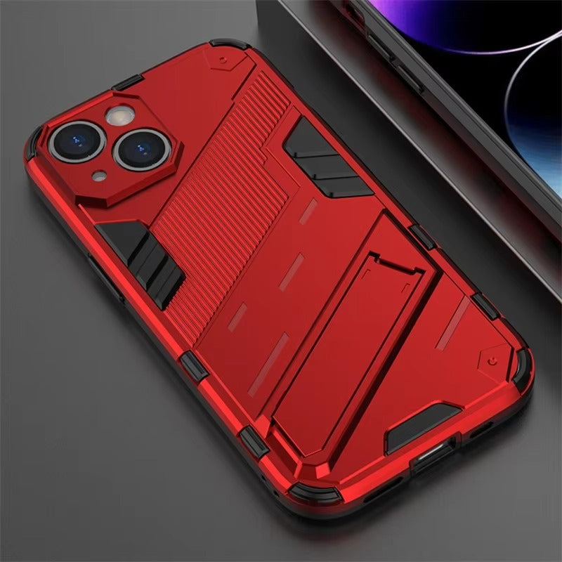 Robust Apple iPhone Case, MagSafe Compatible, Camera Lens and Screen Protection, Ultra Thin, Shockproof, Magnetic, Full All Around Protection, Armor Kickstand Cover