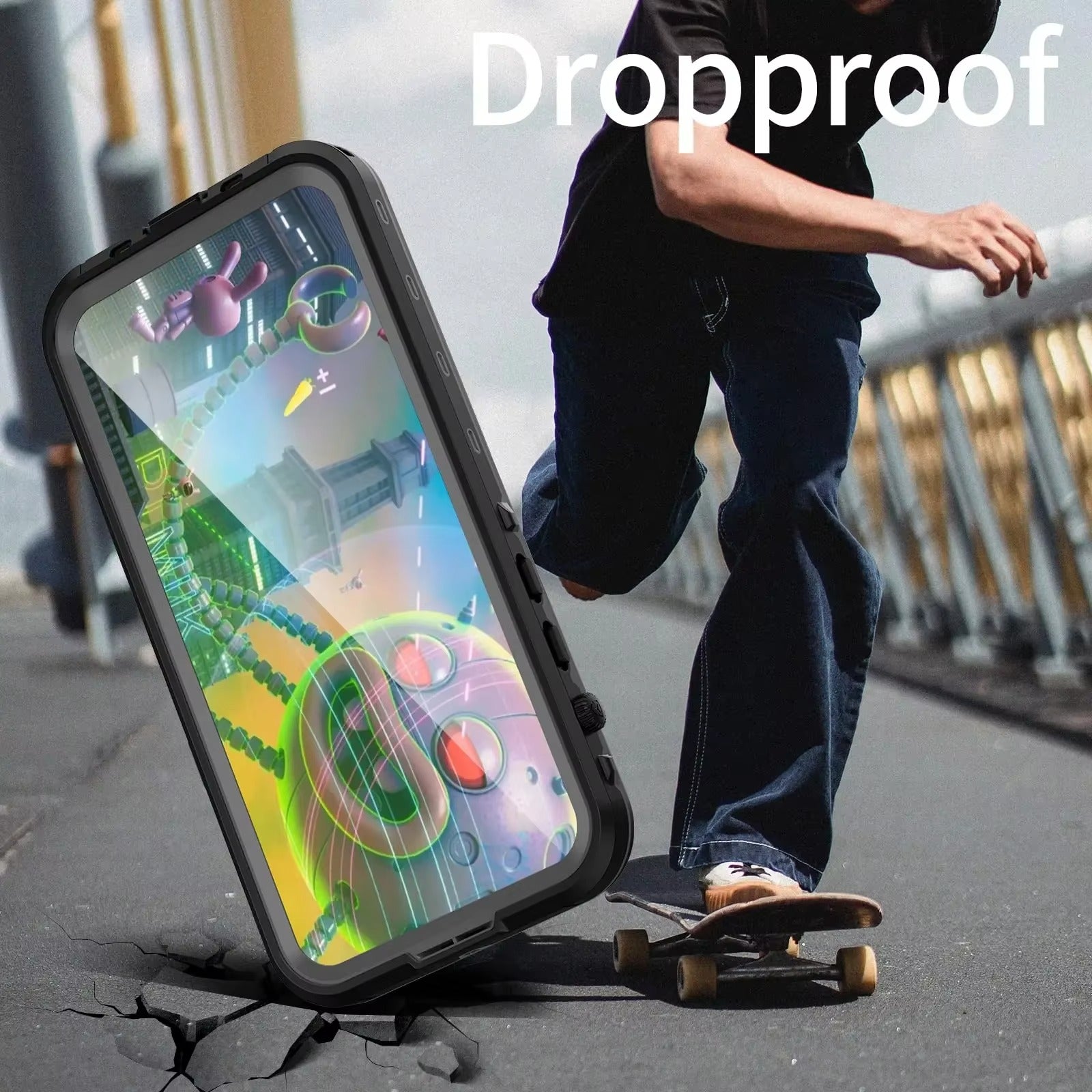 High Quality Waterproof Apple iPhone Case, MagSafe Compatible, Ultra Thin Magnetic with IP68 Dustproof Seal and Screen Guard
