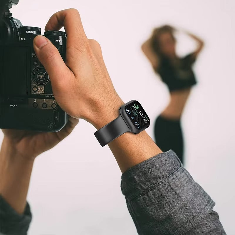 Premium Glass Screen Protector with Case Cover – Full Coverage Shockproof Protective Shell for 38mm to 45mm Smartwatch