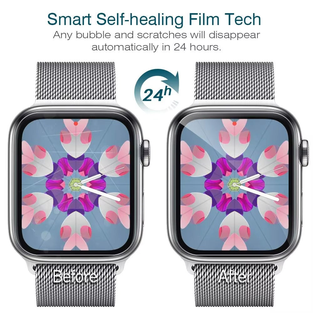 Premium HD Screen Protector for Apple Watch – Full Coverage Scratch-Resistant Film Guard, Easy Install Glass Shield for 40mm to 45mm Apple Smartwatch