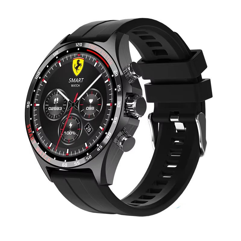 Robust Outdoor Smartwatch for iPhone – NFC Access Control, GPS Positioning, Compass, 400mAh Battery, IP68 Waterproof Fitness & Health Tracker for Men