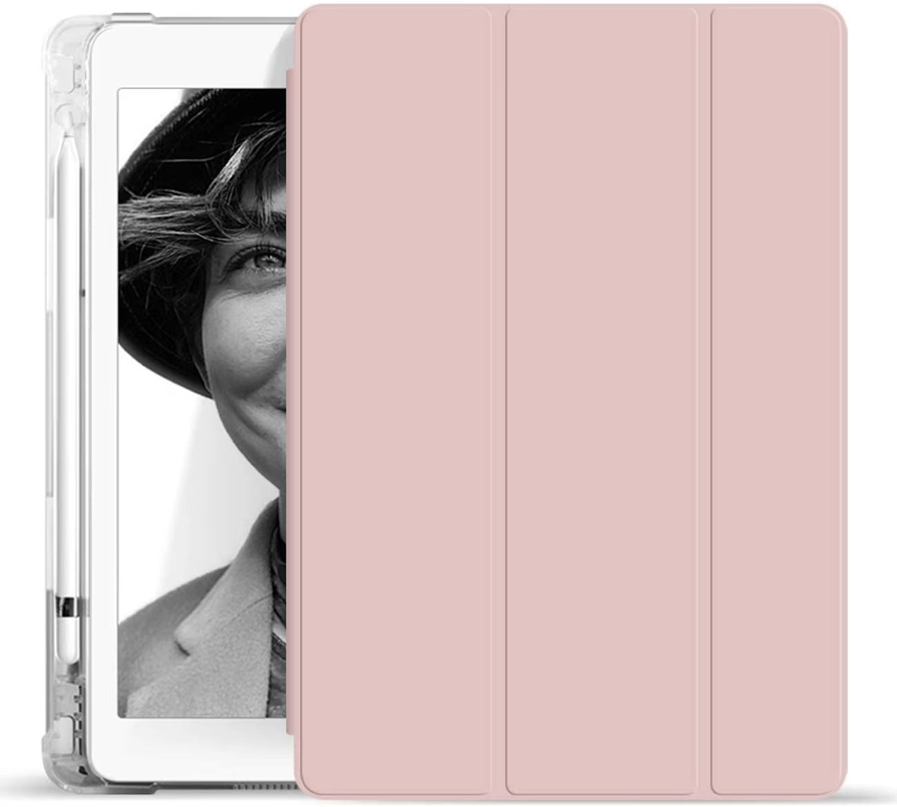 High Quality iPad Case with Pencil Holder Magnetic Cover, Auto Sleep/Wake, Compatible with 10.2", 10.5", 10.9", 11" Tablets