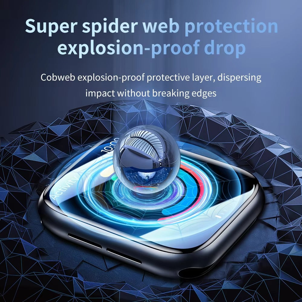 Premium 2-Pack Apple Watch Screen Protector – HD Full Adhesive Soft Film, Easy Install, Scratch-Resistant Display Guard for 40mm to 45mm Smartwatch