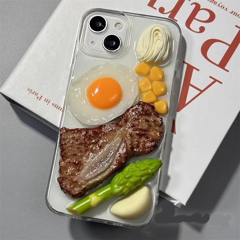 Premium Apple iPhone Case, MagSafe Compatible, Camera Lens and Screen Protection, Ultra Thin, Shockproof, Magnetic, Full All Around Protection, 3D Vegetable Clear Cover