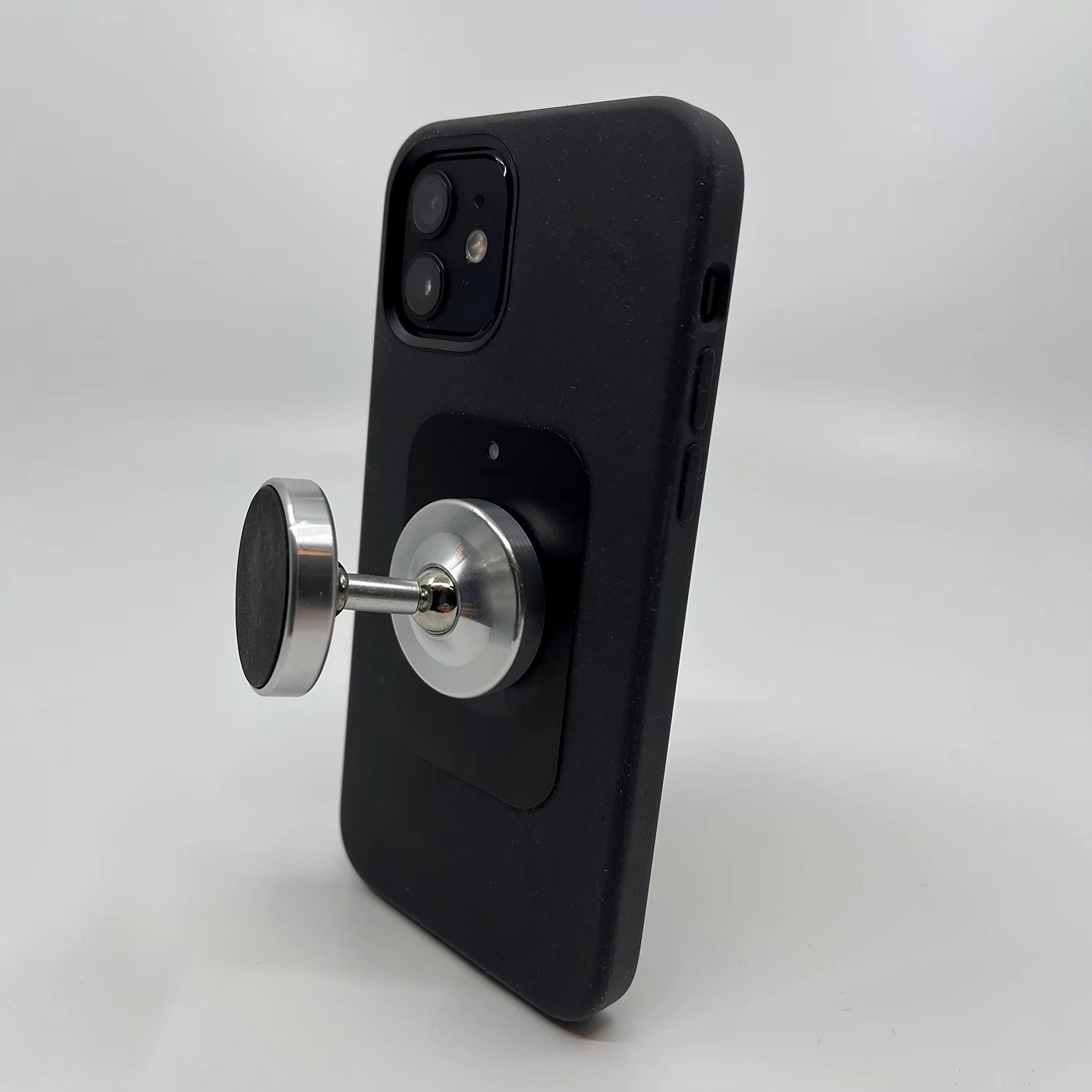 Premium, Dual Magnetic Phone Holder for Gym – Double-Sided, Strong Magnet Mount with 360° Rotation for Apple iPhon