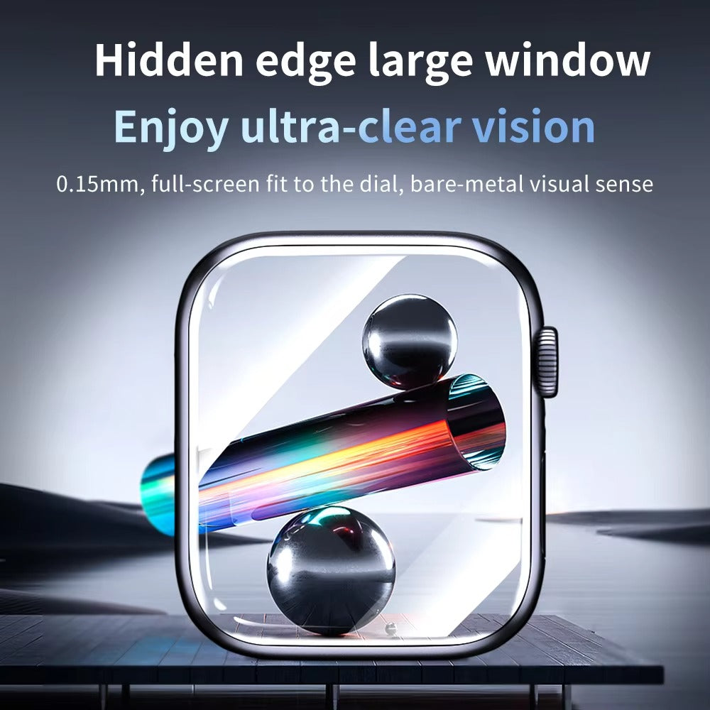 Premium 2-Pack Apple Watch Screen Protector – HD Full Adhesive Soft Film, Easy Install, Scratch-Resistant Display Guard for 40mm to 45mm Smartwatch