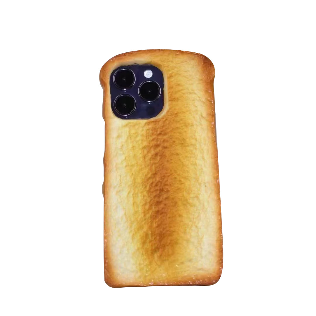 Premium Apple iPhone Case, MagSafe Compatible, Camera Lens and Screen Protection, Ultra Thin, Shockproof, Magnetic, Full All Around Protection, 3D Toast Bread Soft Cover