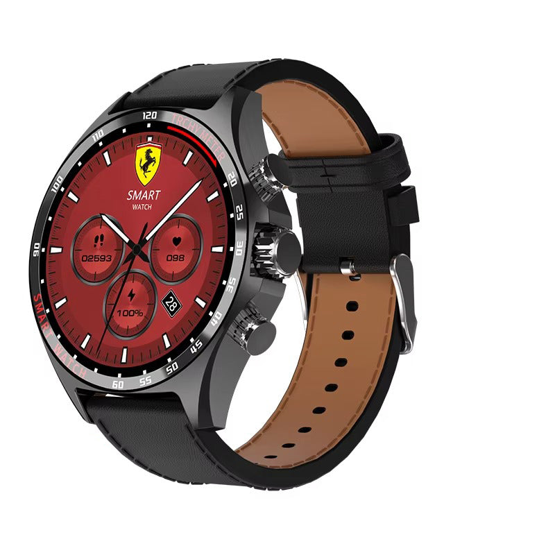 Robust Outdoor Smartwatch for iPhone – NFC Access Control, GPS Positioning, Compass, 400mAh Battery, IP68 Waterproof Fitness & Health Tracker for Men