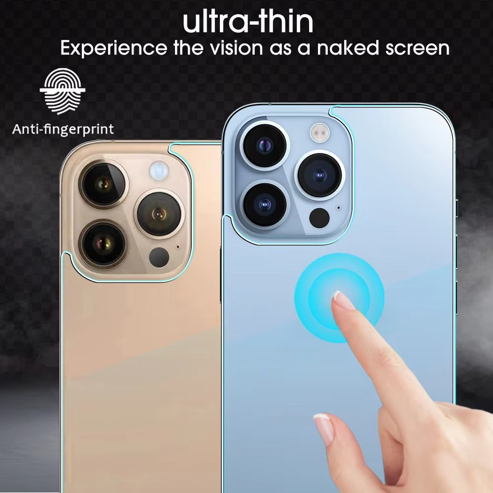 High Quality Rear Tempered Glass Screen Protector – 1/3PCS Back Film Cover for Mobile Phones, Compatible with iPhone Plus
