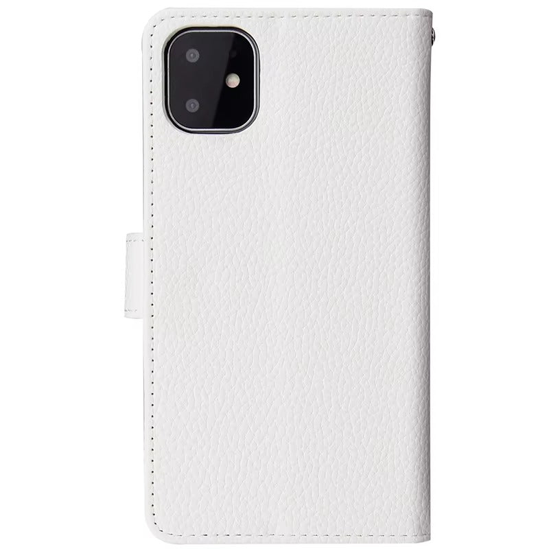 Luxury Apple iPhone Case, MagSafe Compatible, Camera Lens and Screen Protection, Ultra Thin, Shockproof, Magnetic, Full All Around Protection, Glitter Leather Wallet Cover