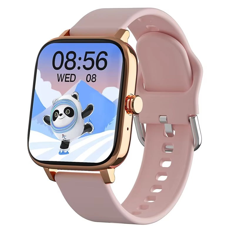 Premium Smartwatch for iPhone – Custom Dial Bluetooth Watch for Men & Women, Full Touchscreen Fitness Bracelet with Waterproof Design & Health Tracking