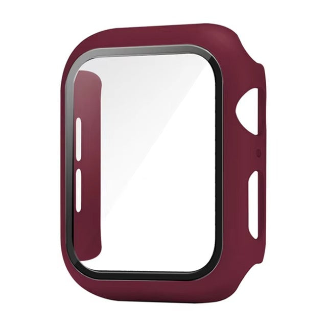 Premium Glass Screen Protector with Case Cover – Full Coverage Shockproof Protective Shell for 38mm to 45mm Smartwatch