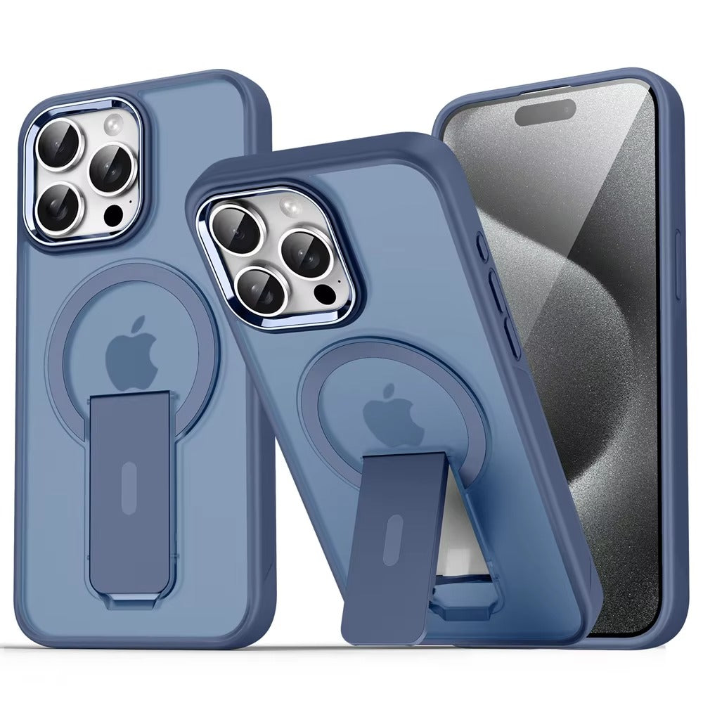 Luxury Apple iPhone Case Camera Lens & Screen Protection, Ultra Thin Shockproof Magnetic Full All Around Protection Cover