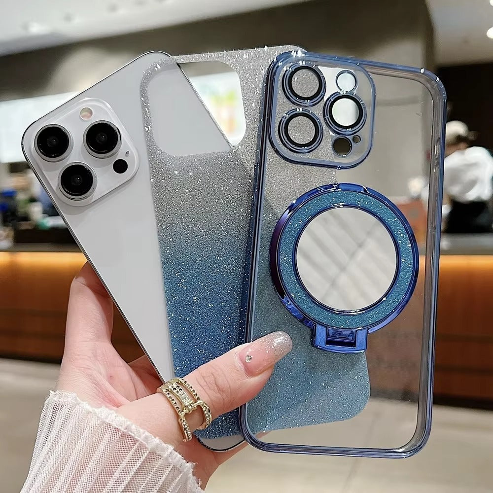 Luxury Apple iPhone Case, Camera Lens & Screen Protection, Ultra Thin Shockproof Magnetic Full All Around Protection Cover 