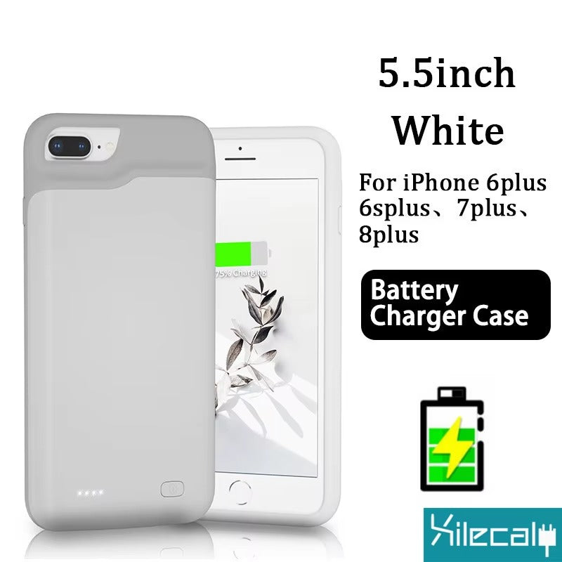 High Capacity Apple iPhone Case MagSafe Compatible, Camera Lens & Screen Protection, Ultra Thin Shockproof Magnetic Full All Around Protection Charging Cover with Built-In Battery