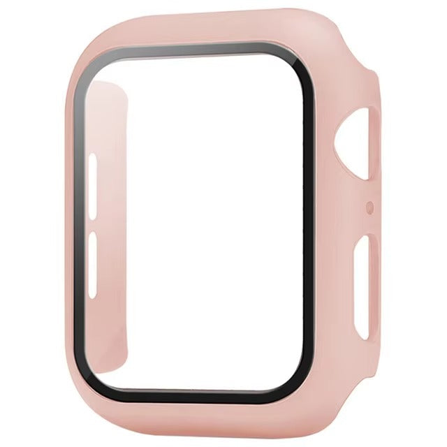 Premium Glass Screen Protector with Case Cover – Full Coverage Shockproof Protective Shell for 38mm to 45mm Smartwatch