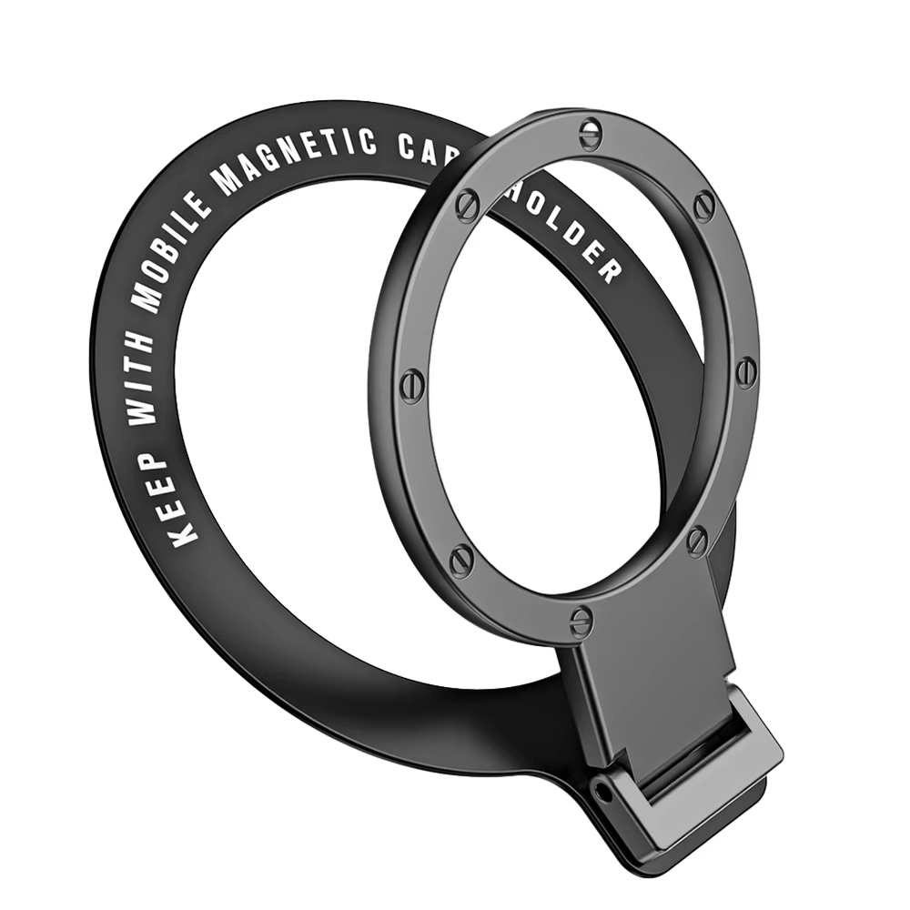 Premium, Magnetic Phone Ring Holder for MagSafe – Detachable, 360° Rotating Grip Stand, Compatible with Apple iPhone