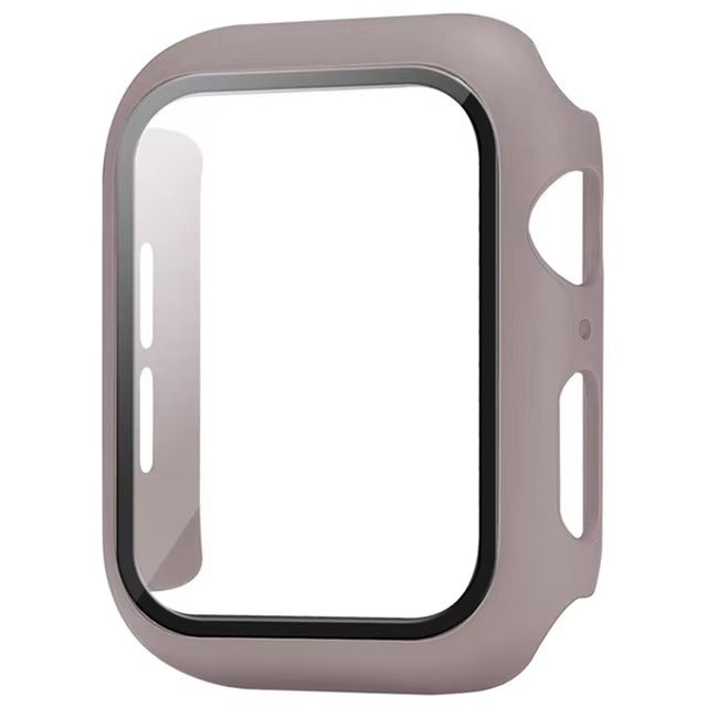 Premium Glass Screen Protector with Case Cover – Full Coverage Shockproof Protective Shell for 38mm to 45mm Smartwatch