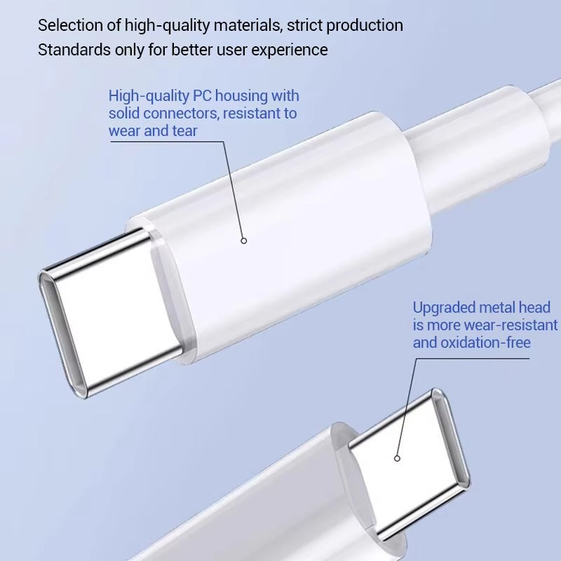 High-Speed PD 20W Fast Charging Cable for iPhone – USB-C to Lightning, 2.4A, Low-Temp Quick Charge, Durable Nylon Wire, 1M/2M, Data Sync Cord