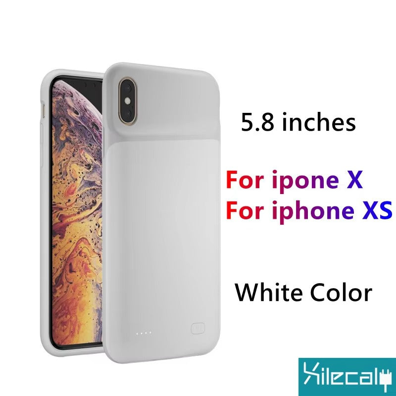 High Capacity Apple iPhone Case MagSafe Compatible, Camera Lens & Screen Protection, Ultra Thin Shockproof Magnetic Full All Around Protection Charging Cover with Built-In Battery