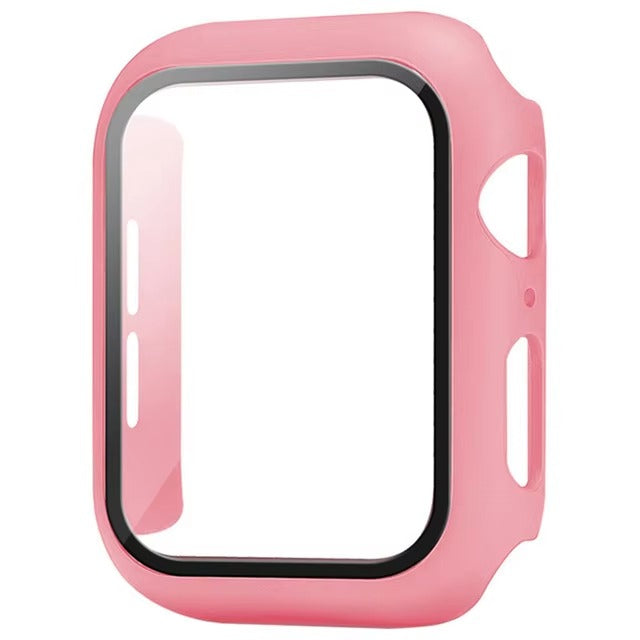 Premium Glass Screen Protector with Case Cover – Full Coverage Shockproof Protective Shell for 38mm to 45mm Smartwatch