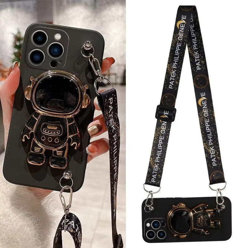 Luxury Astronaut Apple iPhone Case, MagSafe Compatible, Ultra Thin Magnetic Shockproof Full Protection Cover 
