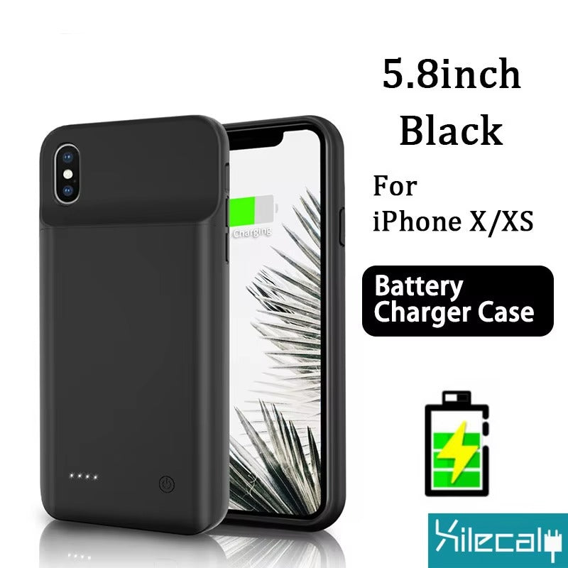 High Capacity Apple iPhone Case MagSafe Compatible, Camera Lens & Screen Protection, Ultra Thin Shockproof Magnetic Full All Around Protection Charging Cover with Built-In Battery