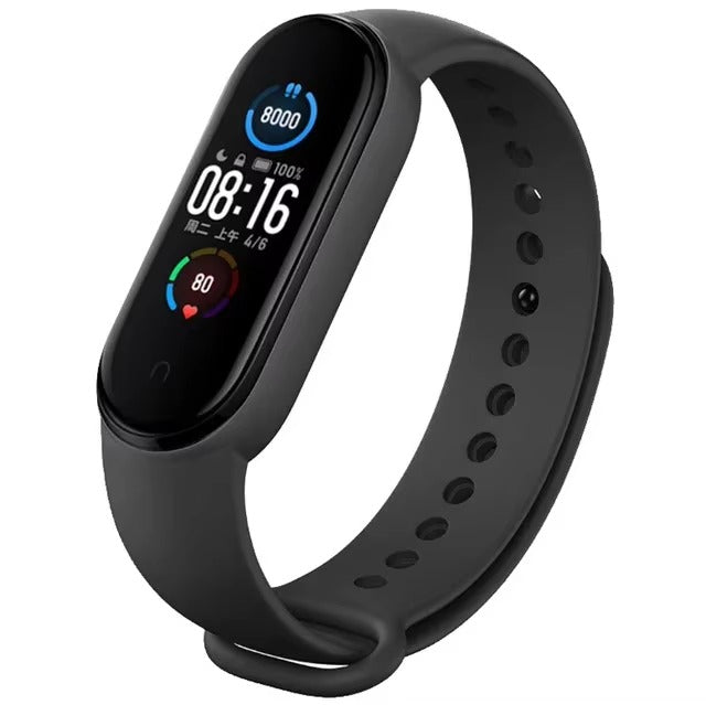 Comfort Fit Silicone Strap – Replacement Wristband for Smart Fitness Tracker 7 6 5 4 3, Adjustable Smartwatch Band, Skin-Friendly, Durable Accessory