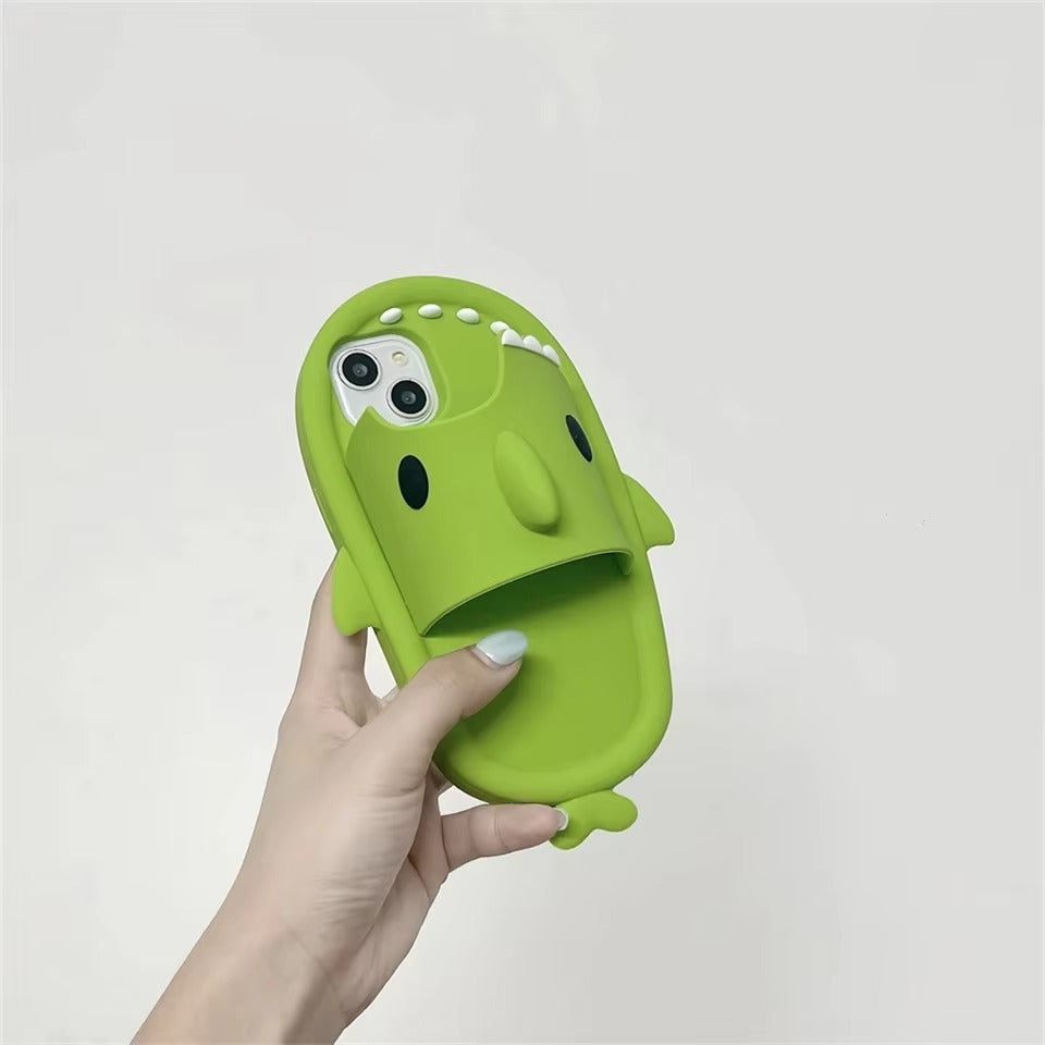 Premium Apple iPhone Case, MagSafe Compatible, Camera Lens and Screen Protection, Ultra Thin, Shockproof, Magnetic, Full All Around Protection, 3D Slippers Animal Cover
