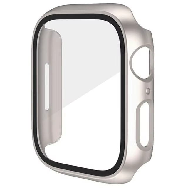 Premium Glass Screen Protector with Case Cover – Full Coverage Shockproof Protective Shell for 38mm to 45mm Smartwatch
